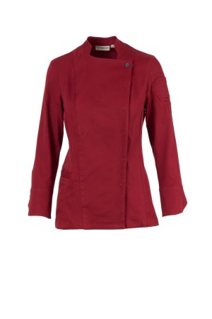 Jaleca de chef de cozinha, modelo feminino